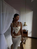 Fashion Holiday Style Skirt Set Hollow Sexy Two-Piece