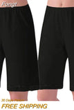 Women Short Pajama Soft Comfortable Lace Lounge Pants Pyjama Solid Color Fashion Bottoms