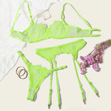 Neon Mesh 3-piece Set-Outfit