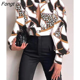 Spring Standing Collar Long Sleeve Lantern Sleeve Backless Hollow Out Top Shirt Pretty and Cheap Women's Blouses