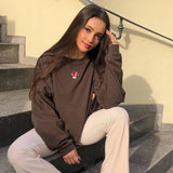 Round Neck Sweatshirt-Outfit