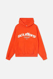 Letter Printed Hobbed Sweatshirt-Outfit