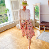 Fongt New Thin Shirt Women Short Sleeve French Design Temperament Lady Shirt Bubble Sleeves Female Top