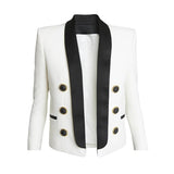 Fongt New Star Fashion Collage Hit The Blue Fruit Collar Short Small Suit Jacket
