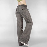 Fongt Cloth Forget Street Retro Pocket Bump Thread Low-Rise Jeans Can Be Styled Casual Trousers