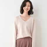 Fongt Neck Sweater Female Spring And Autumn Bottom Shirt Loose Show Thin Inside With A Long Sleeve Knit Sweater Thin Women's Wear-Outfit