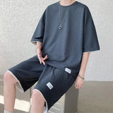 Boy Sweatshirt & Sweatshorts Two Piece