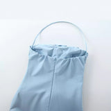 Summer Embossed Flower Dress Forked With Chest 3581880-Outfit