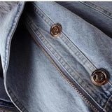 Faux Fur Collar Lining Denim Jacket-Outfit