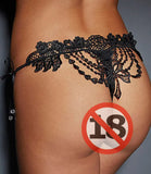 Sex Water-Soluble Lace Lace Bilateral Strap Hollow Lady Low-Rise Underwear
