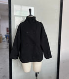 Fongt Autumn And Winter New Quality Commuting Comfortable Collar Double Buckle Coat