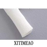 New Women White Mohair Button Solid Knitted Cardigan Sweater Slim Fit V-Neck Long Sleeve Ladies Fashion