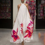 Sleeveless Ruffled Sundress Backless Party