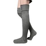 Long Socks Female Lingerie Knitted Thigh High Socks Harajuku Sexy Compression Stockings for Women Autumn Winter