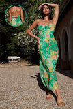 Fongt Summer New Royal Sister Wind With Beautiful Back French Low-Cut Sling Dress 23069-1-Outfit