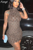 Summer Mesh Patchwork Ruched Y2K Clothes Sleeveless Bodycon Mini Dresses For Women 2023 Fashion Outfit Club