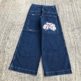 Wide-Leg Jeans Men Y2K Hip-Hop Harajuku High-Quality Street Rest 1028-1-Outfit