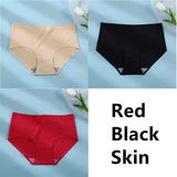 Hot Ice Silk Women Panties Invisible Ultra Thin Seamless Underwear Briefs Underpants Sexy Lingerie Solid Panties