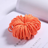 New Girls Candy Colors Nylon Basic Elastic Hair Bands Kids Rubber Bands Headband Scrunchie Fashion Hair