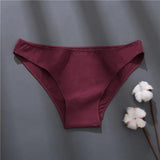 Women Cotton Panties Comfortable Underwear Solid Color Briefs Plus Size Female Underpant Panty Lingerie