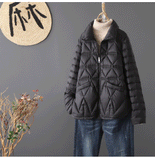 2024 Winter New Light And Short Down Jacket Korean Version Fashion Slim White Duck Down Warm Small Coat Tide-Outfit