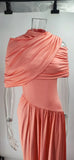 Fongt Spring And Summer Skin Retro Shawl Folding Feeling Straight Dress LX0139