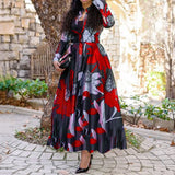 Fongt Digital Print Four Sides Of The New Dress