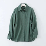 Fongt And Autumn 2025 New Women's Urban Casual Wash Denim Shirt Jacket Jacket M2