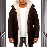 Fongt Single Fur Hooded Jacket Thick Warm Coat Wish Imitation Leather Wool Cotton Coat