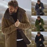 Fongt Explosion Jacket Winter Jacket Warm Hairy Jacket Men's Coat