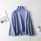 winter 2020 women oversized thick warm sweater knitted pullover sweater turtleneck high quality jumper