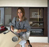 New Sweet Casual Strap Round Collar Bubble Sleeve Versatile Shirt-Outfit