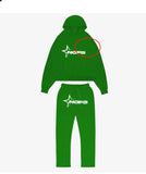 Fongt H-Hop Singer Letter-Back Men's And Women's Hoodie Sweatshirt Set
