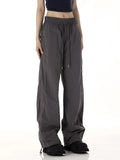 Fongt Overalls For Men And Women's Fashion Logo Straight Jazz Dance Summer Thin Speed Dry Casual Versatile Sweatpants-Outfit