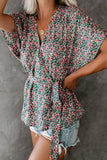 Of Me Floral Tie Wrap