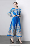 Fongt New Women's Dress Dress Oversized Dress Print 100 Folds T-Shirt With T-Shirt Holiday Casual Dress
