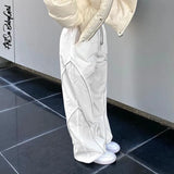 Pants Wide Leg Trousers Women Sweatpants Jogging Y2k Streetwear Women Fashion Clothing Solid Cargo Pants High Waist