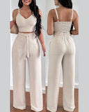 Fongt New Fashion Slings Two-Piece Women's Clothing