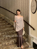 Fongt Xixi 2025 Autumn New White Label Thin Temperament Hanging Dress High-End Long Dress Female 88437