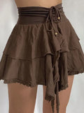 Lace Double Layer Mini