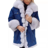 Fongt Lady Fur All-Cowboy Long-Sleeved Jacket In Large Quantities