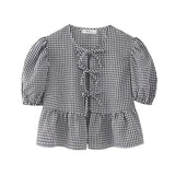 Fongt 2025 New Women's Leopard Print Short-Sleeved Shirt