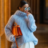 Winter Pullover Fluffy Long Sleeve