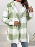 Fongt New Coat Loose Lattice Knitted Cardigan Fashion Sweater