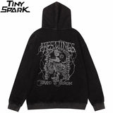 Men Hip Hop Streetwear Hooded Jacket Blind Women Rose Printed Jacket Coat Autumn Harajuku Cotton Zip Up Jacket Outwear