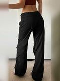 Straight Leg Pocket Cargo Pants-Outfit