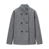 Fongt Women's Clothing INS Explosion Autumn And Winter Slebt Two-Color Hairs