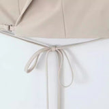 Fongt Temperament Casual Suit Vest Suit 2025 Summer Sleeveless Wrap Wearing Short-Carved Vest Folded Trousers Woman