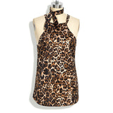 Tank Top Vest Hanging Neck Sleeveless Leopard Vest Female Summer Sling 2020 A Base Blouse Beach Sexy women's Tee
