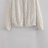 New Beads Decorated With Loose Pilot Jacket 2451003-Outfit